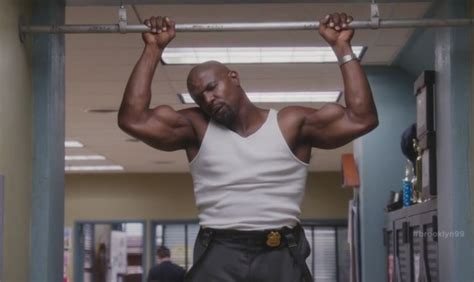 Terry Crews Sexy Scene in Brooklyn Nine